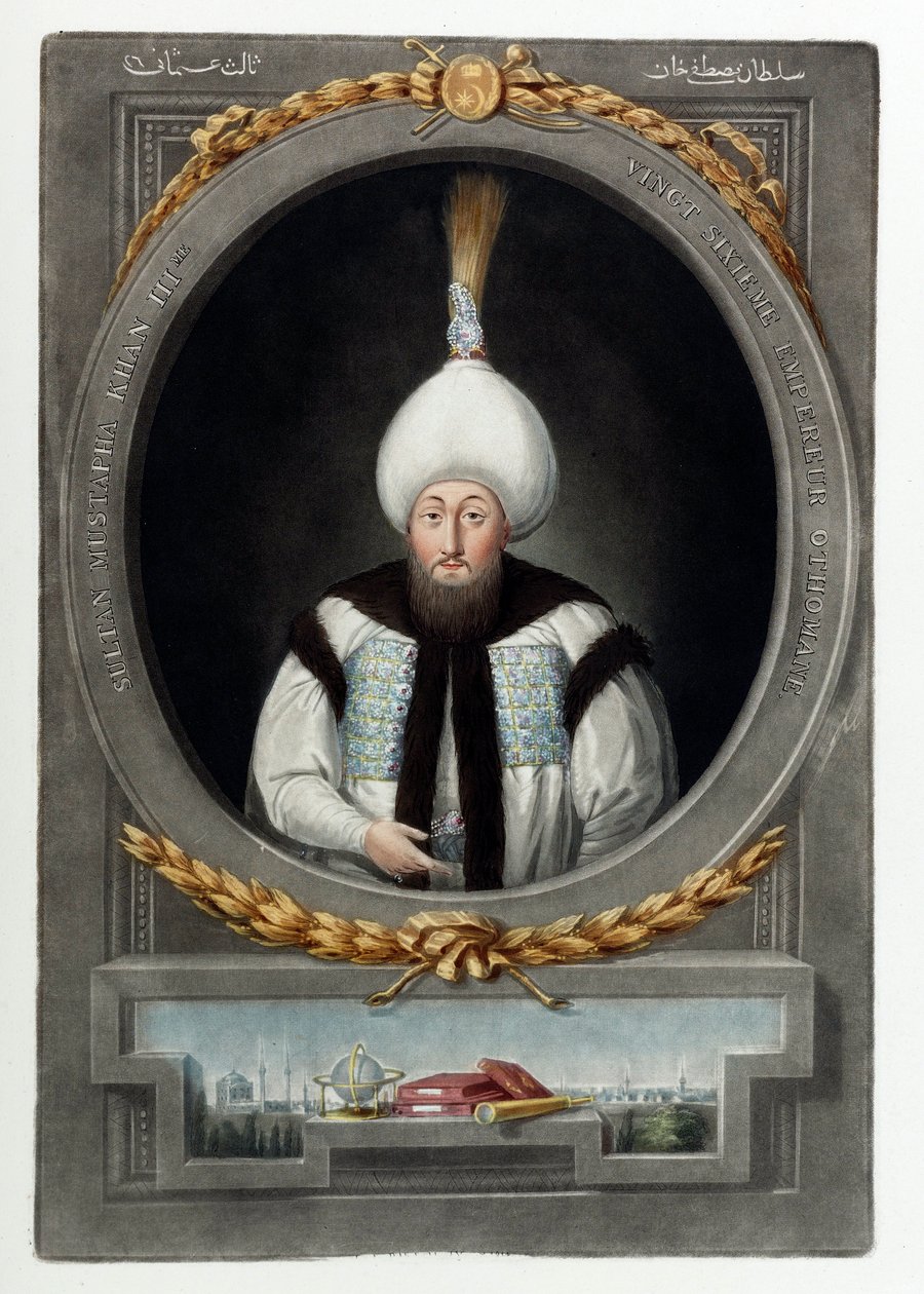 Retrato do Sultão Mustafa III (1717-1774) (Moustafa, Moustapha) par Anónimo de Anonymous Anonymous