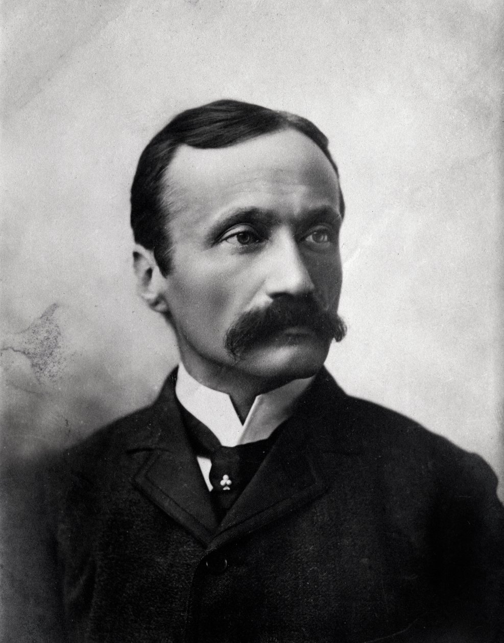 Retrato do compositor italiano Arrigo Boito (foto 1b/w) de Anonymous Anonymous