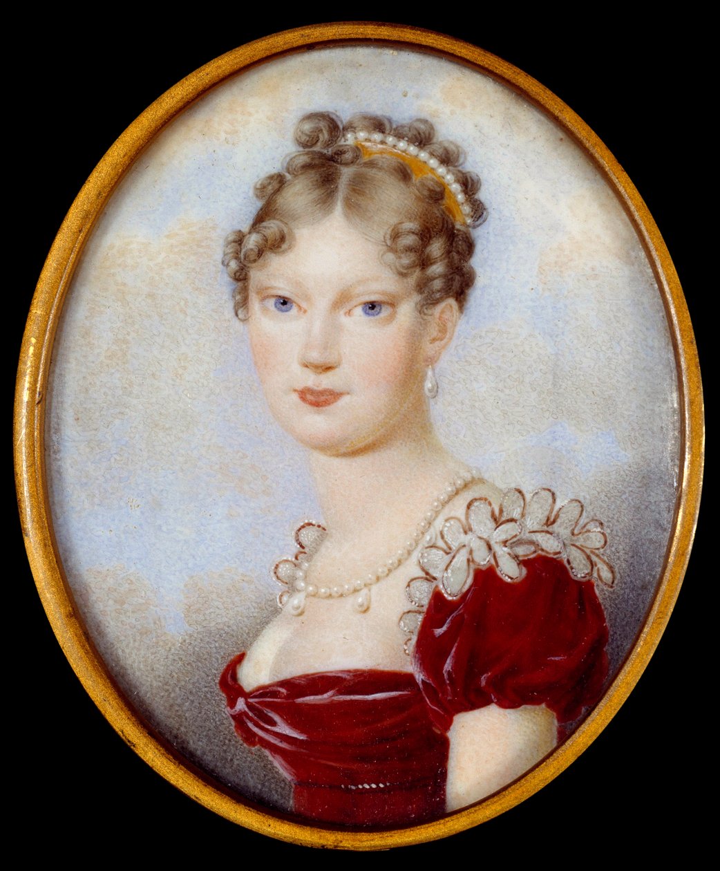 Retrato da Impress Marie-Louise (Marie Louise de Habsburg Lorraine de Anonymous Anonymous