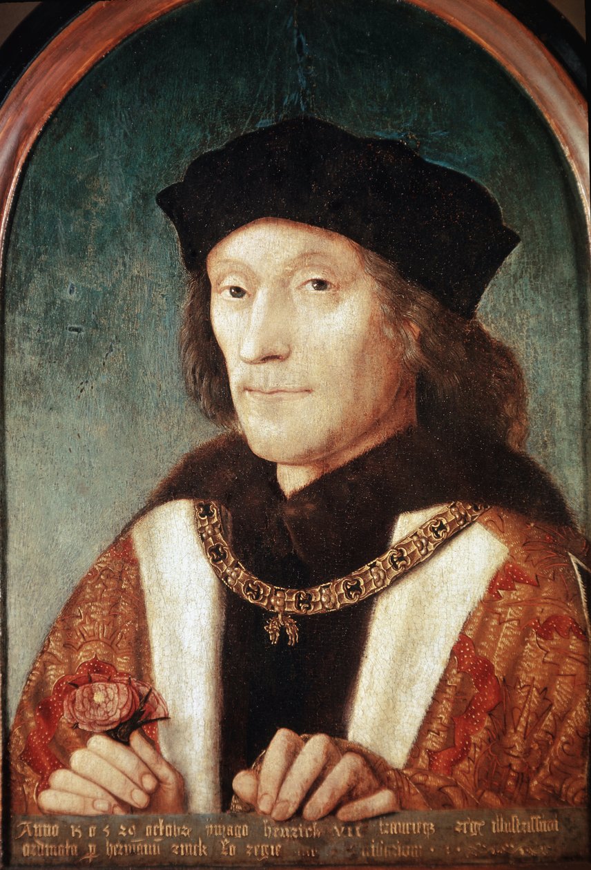 Retrato do Rei de Inglaterra Henrique VII (pintura de Anonymous Anonymous