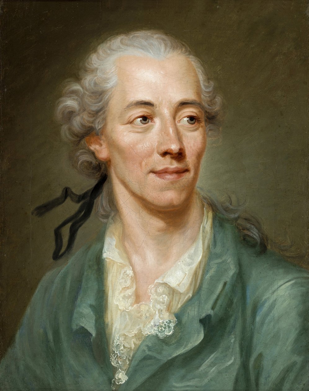 Retrato do poeta Johann Georg Jacobi (1740-1814) - anônimo - Coleção Particular - Óleo sobre tela - ca 1775 de Anonymous Anonymous