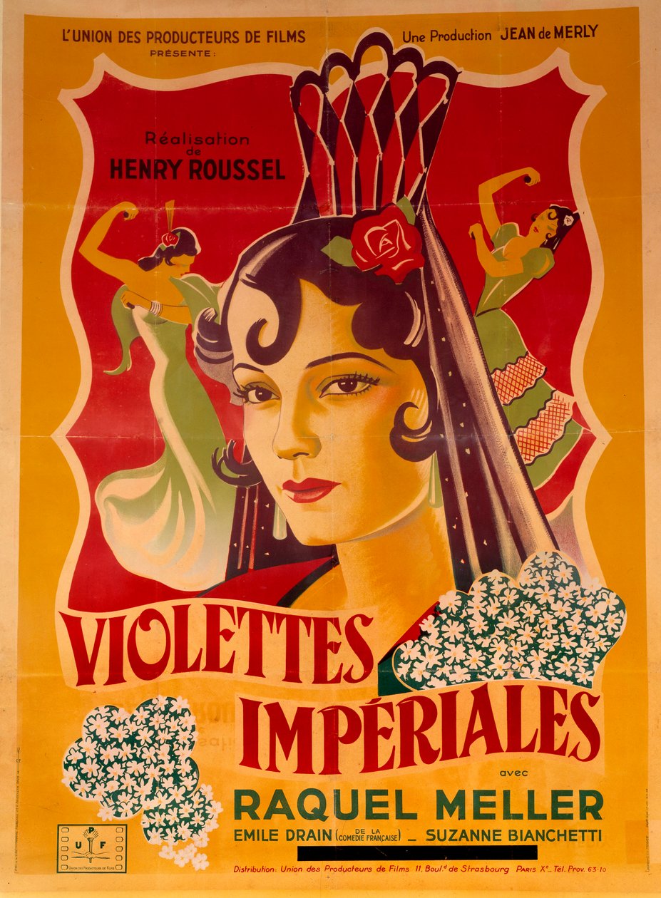 Poster para o filme "Violettes imperiales" de Henry Roussel de Anonymous Anonymous