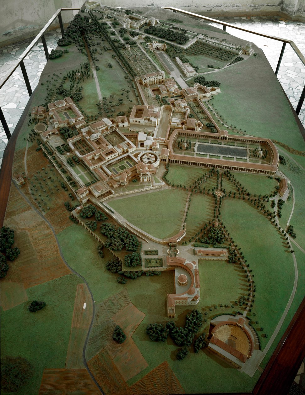 Arte romana: modelo reduzido de Villa Adriana (Hadrian) de Anonymous Anonymous