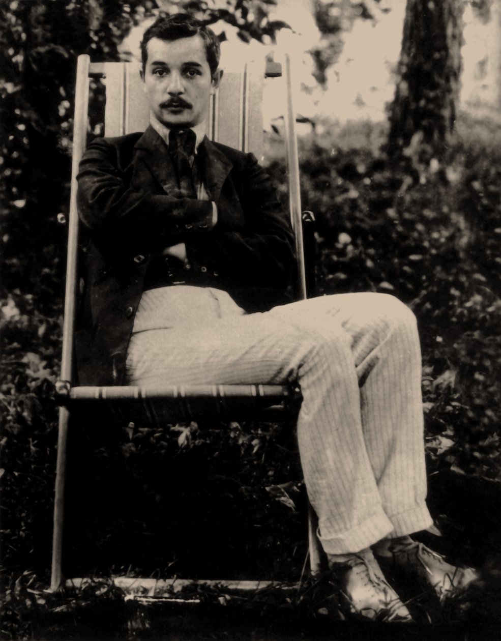 Sacha Tchorny - Retrato do poeta Sasha Chorny (1880-1932), Anónimo . Fotografia de Anonymous Anonymous