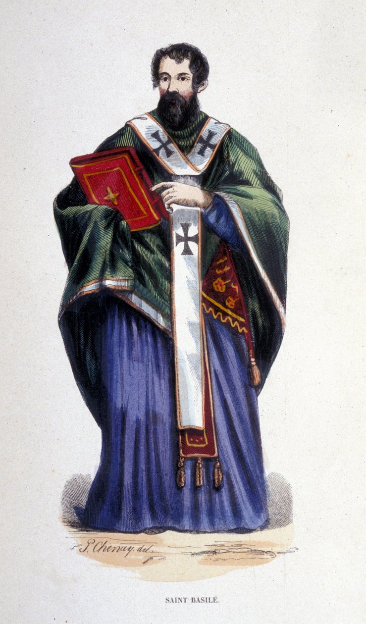 São Basílio. Gravado por volta de 1830. Milão de Anonymous Anonymous