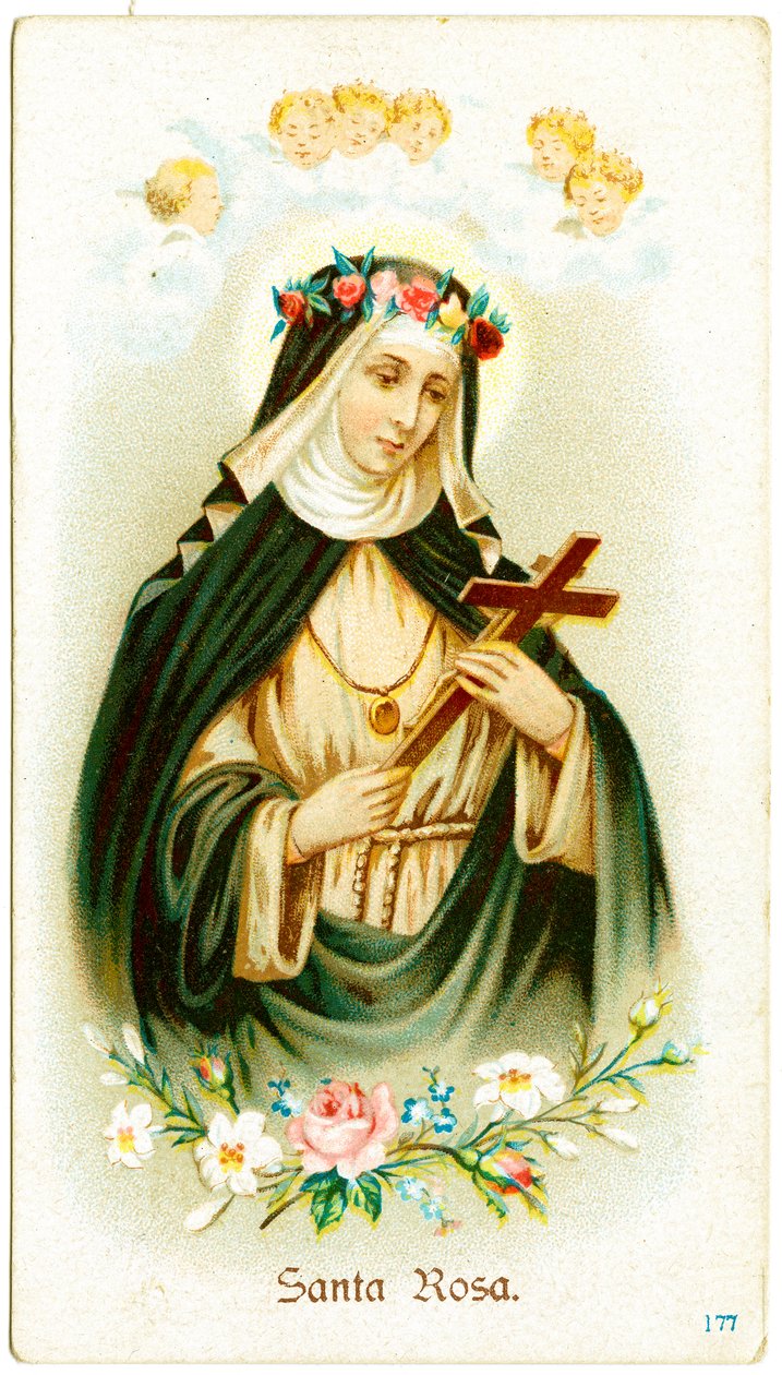Santa Rosa de Lima (gravura de Anonymous Anonymous