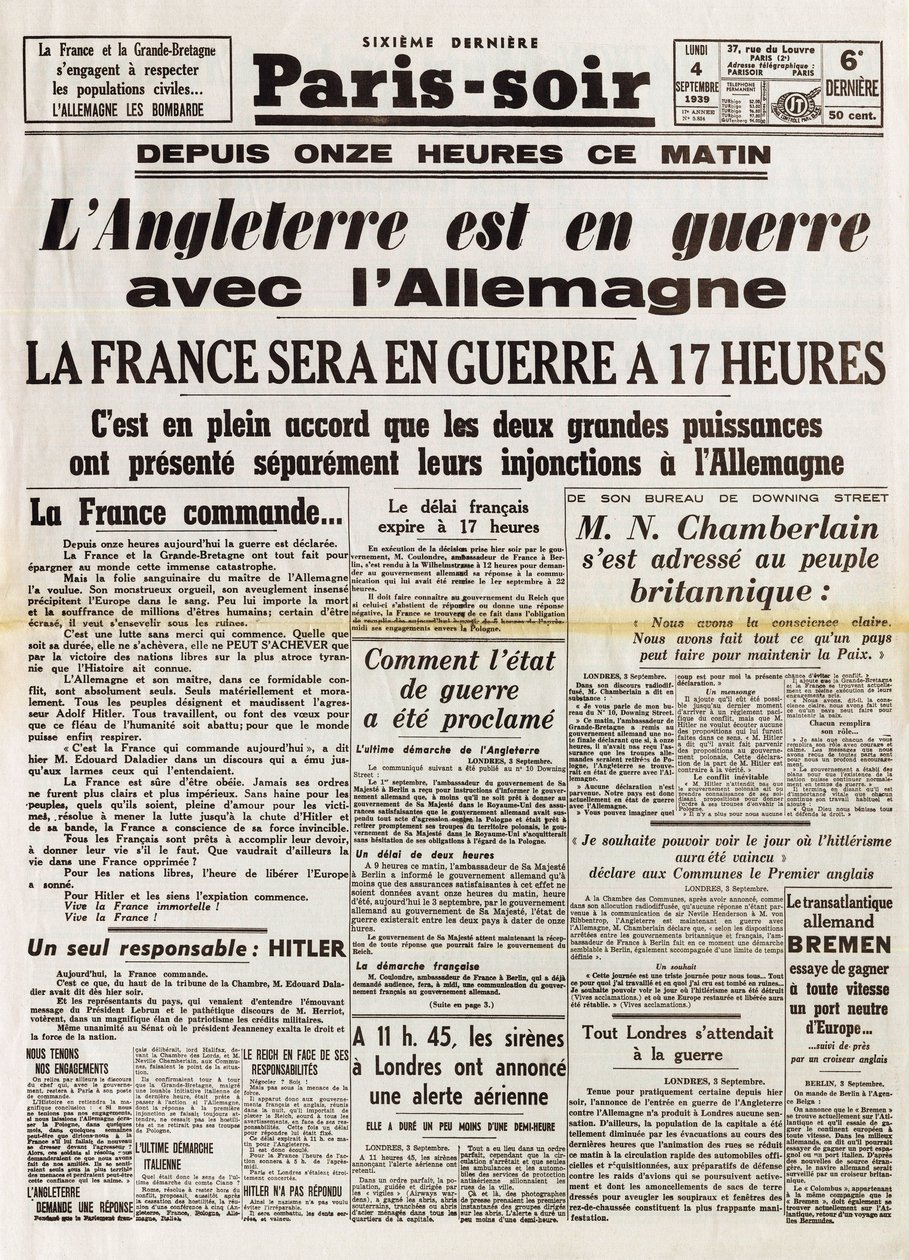 Segunda Guerra Mundial (1939-1945) - Segunda Guerra Mundial (II Guerra Mundial ou 2ª Guerra Mundial): Noite de Paris, 4 de Setembro de Anonymous Anonymous