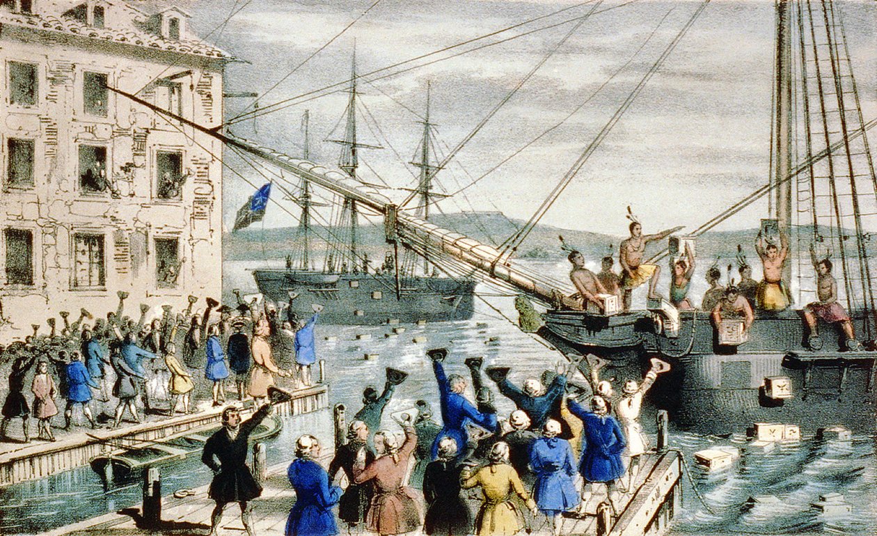 O Boston Tea Party: A Destruição do Chá no Porto de Boston de Anonymous Anonymous
