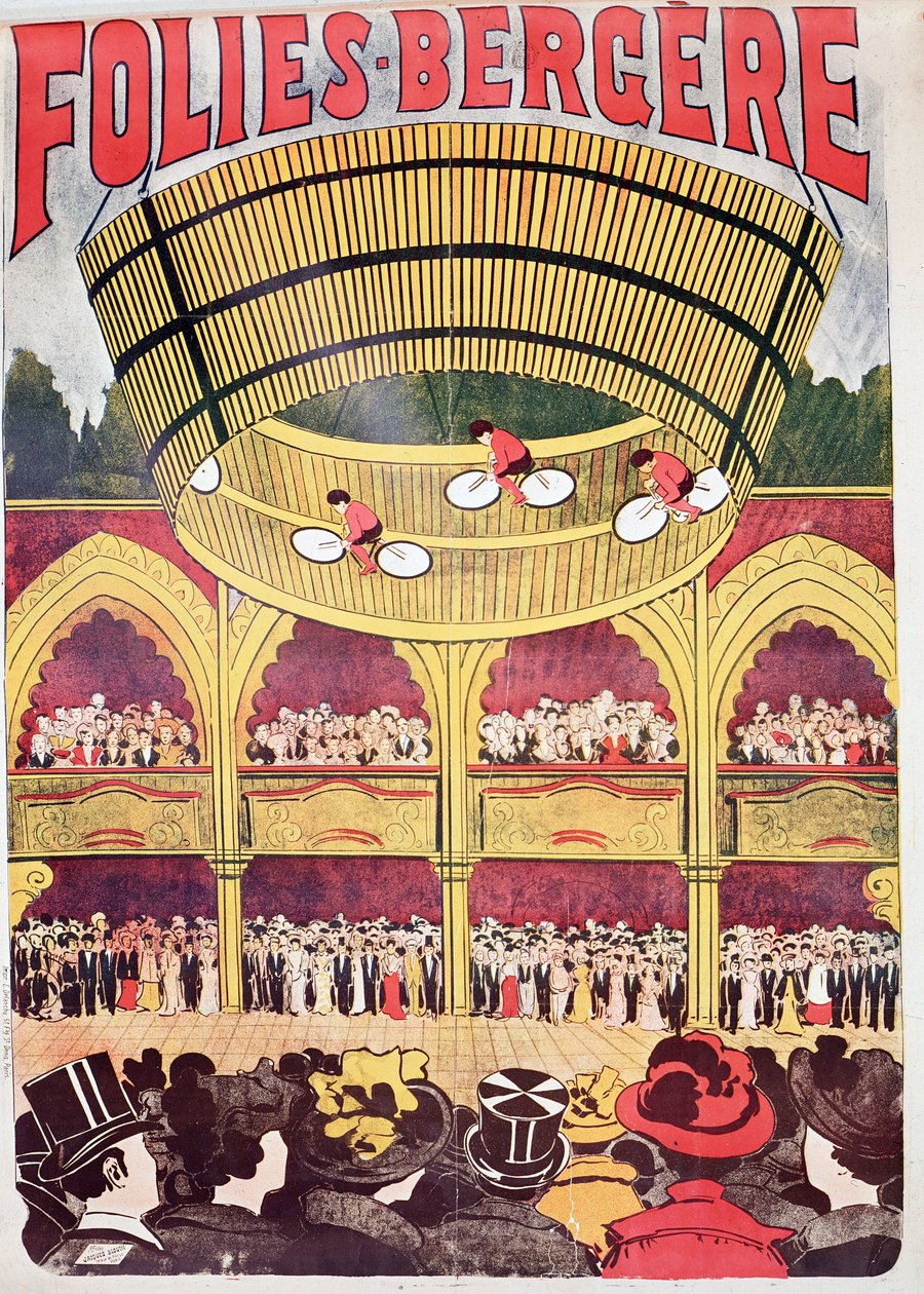 The Folies-Bergere, cabaret music-hall de Anonymous Anonymous