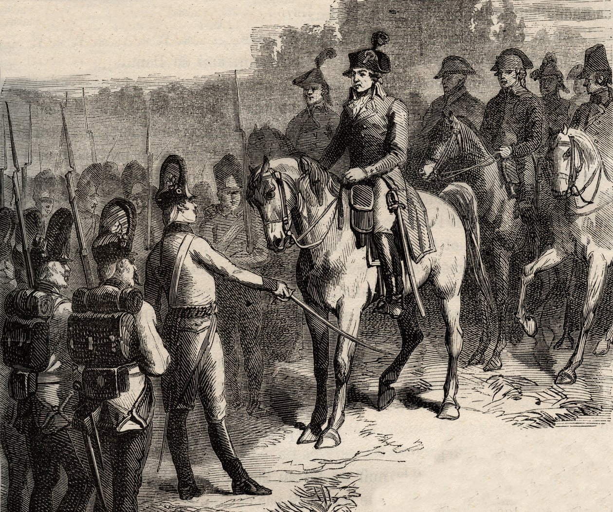 A prisão de Lafayette (Gilbert du Motier, Marquês de La Fayette de Anonymous Anonymous