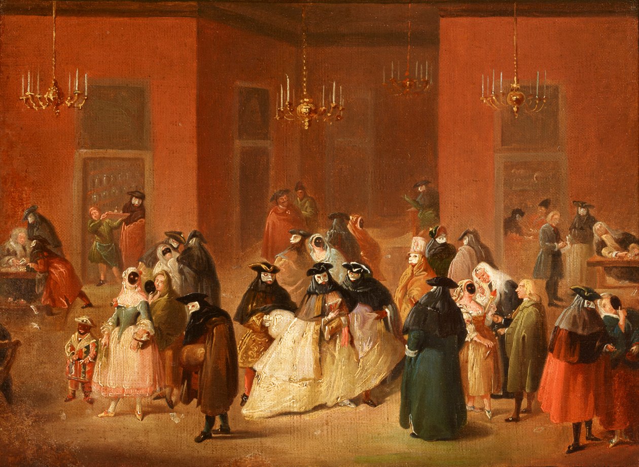Tema do Carnaval veneziano, Gambling House (Il Ridotto) de Anonymous Anonymous