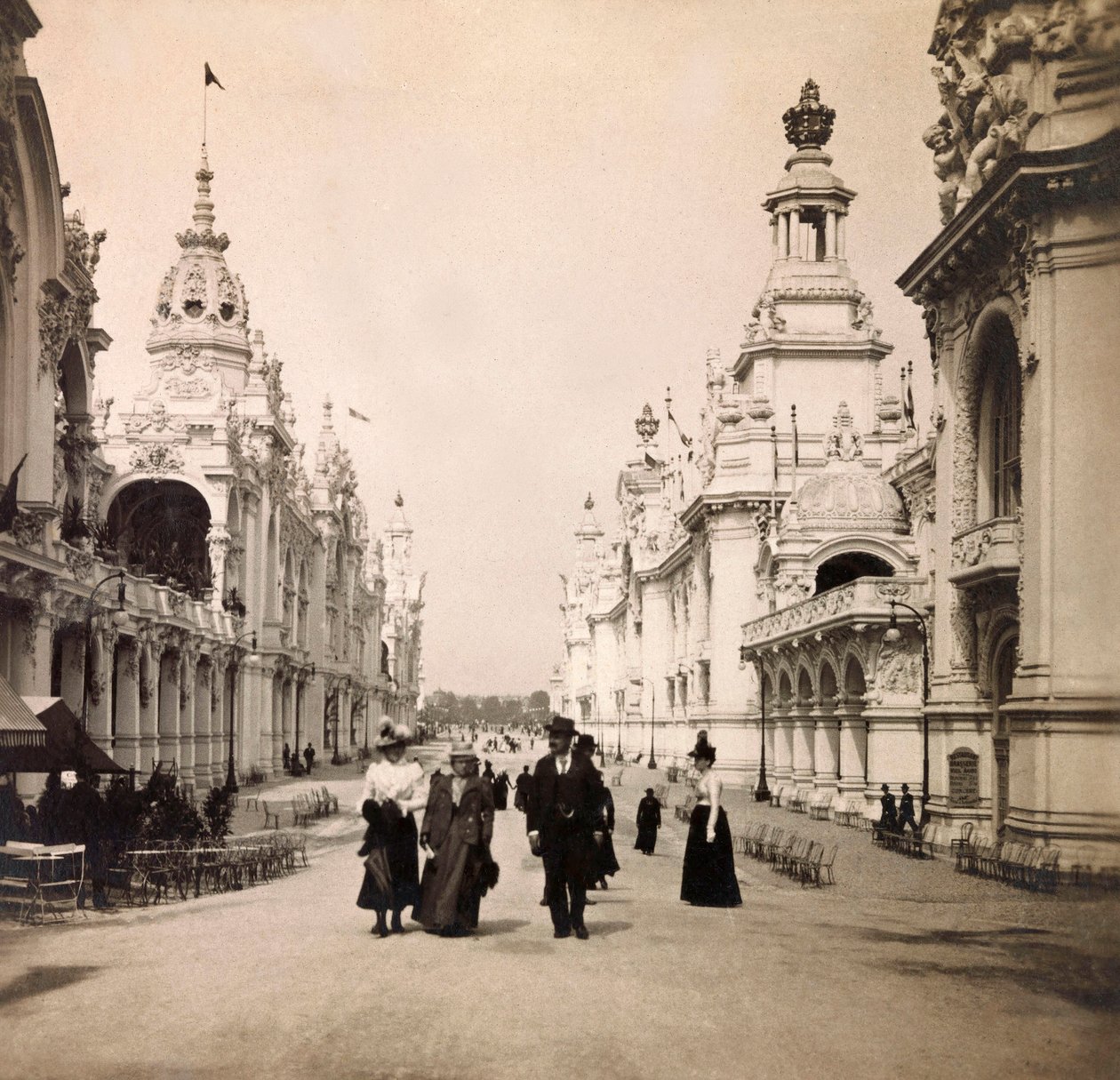 Exposição Universal de 1900 - Exposition Universelle de 1900 em Paris: Esplanade des Invalides - coleção particular de Anonymous Anonymous