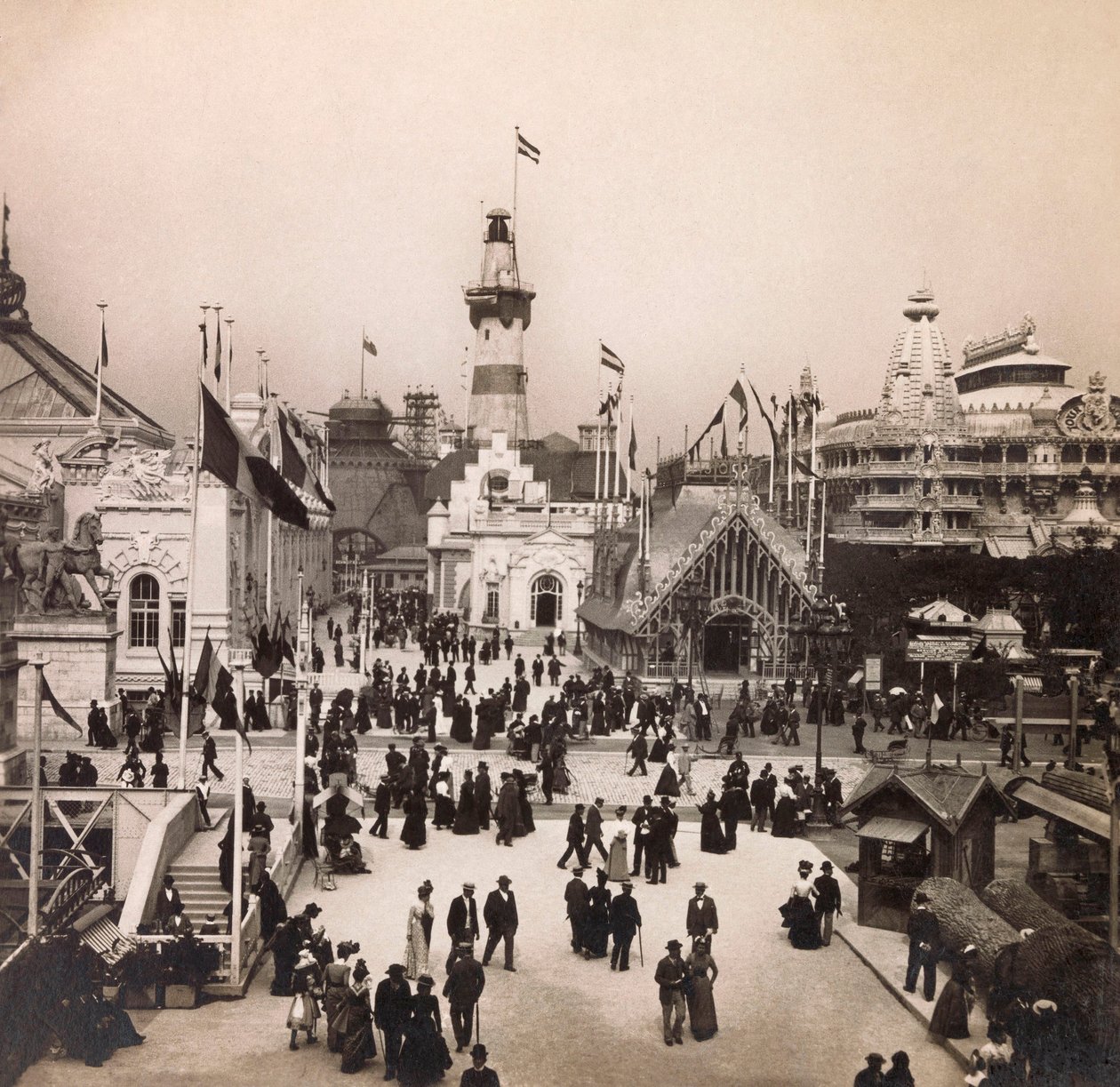 Exposição Universal de 1900 - Exposição Universelle de 1900 em Paris: Pavillon de navigation du commerce - coleção particular de Anonymous Anonymous