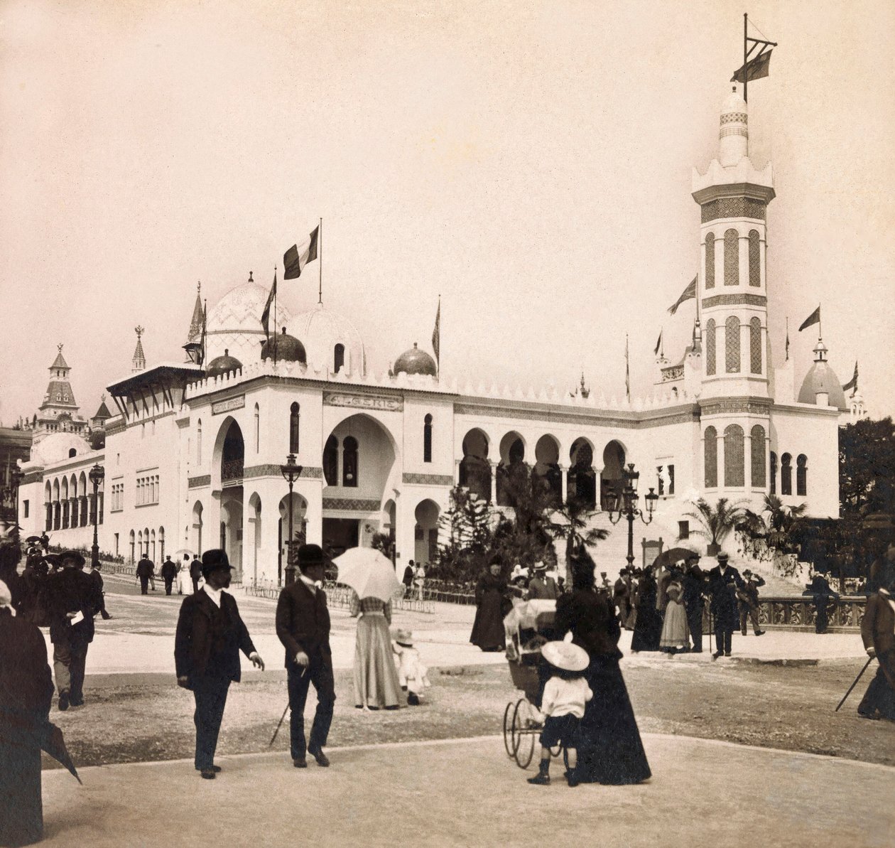 Exposição Universal de 1900 - Exposition Universelle de 1900 em Paris: O Palácio da Argélia - coleção particular de Anonymous Anonymous