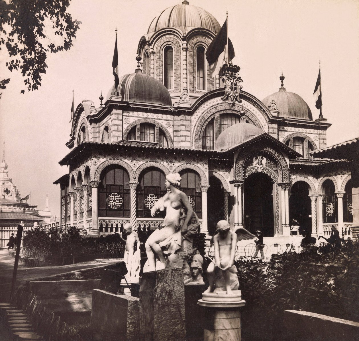 Exposição Universal de 1900 - Exposição Universal de 1900 em Paris: Pavilhão da Sérvia - coleção particular de Anonymous Anonymous