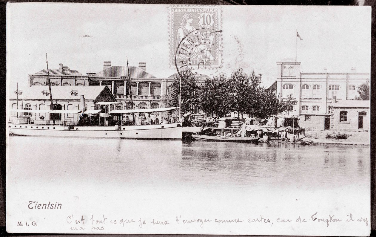 Vista da Cidade de Tsien Tsin na China Fotografia de 1906 - Coleção Privada de Anonymous Anonymous