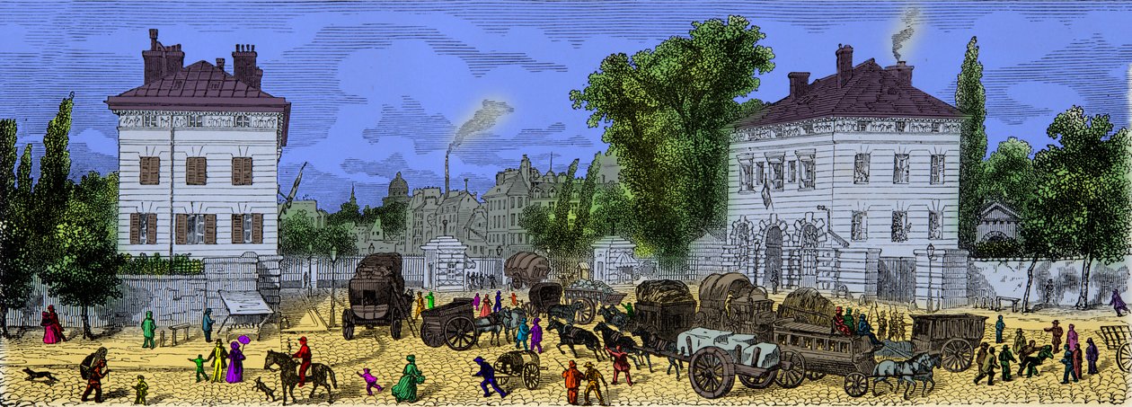 Vista da antiga Barriere d