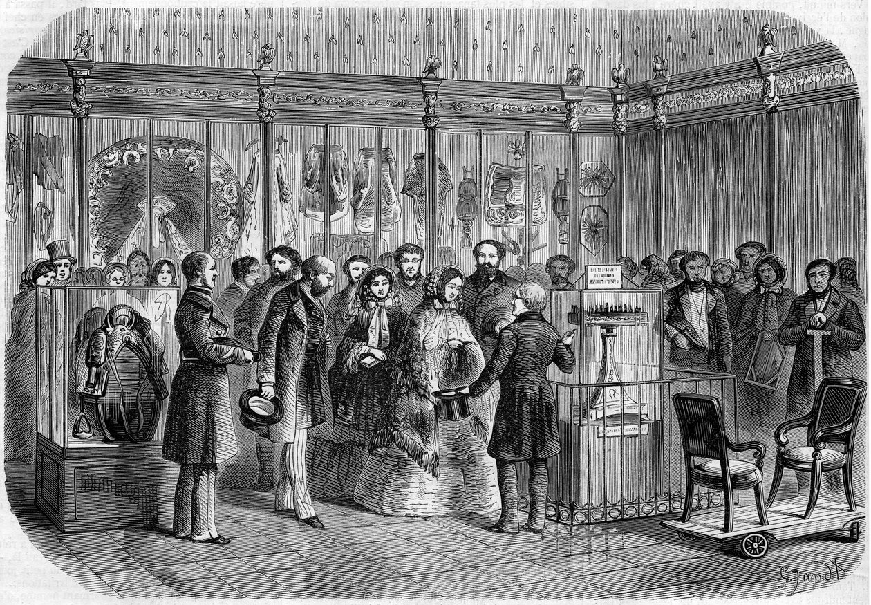 Visita de Sophie de Württemberg (1818-1879), Rainha da Holanda, a Paris de Anonymous Anonymous