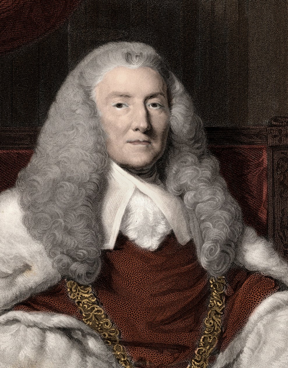 William Murray 1º Conde de Mansfield (1705-1793), Barrister, político britânico, e Juiz - William Murray 1º Conde de Mansfield de Anonymous Anonymous