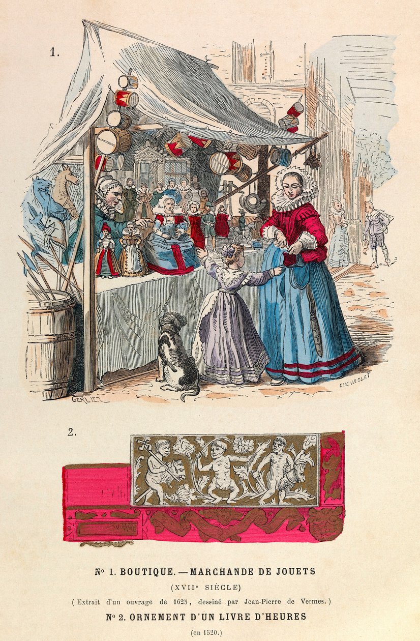 top A 17th century toy merchant