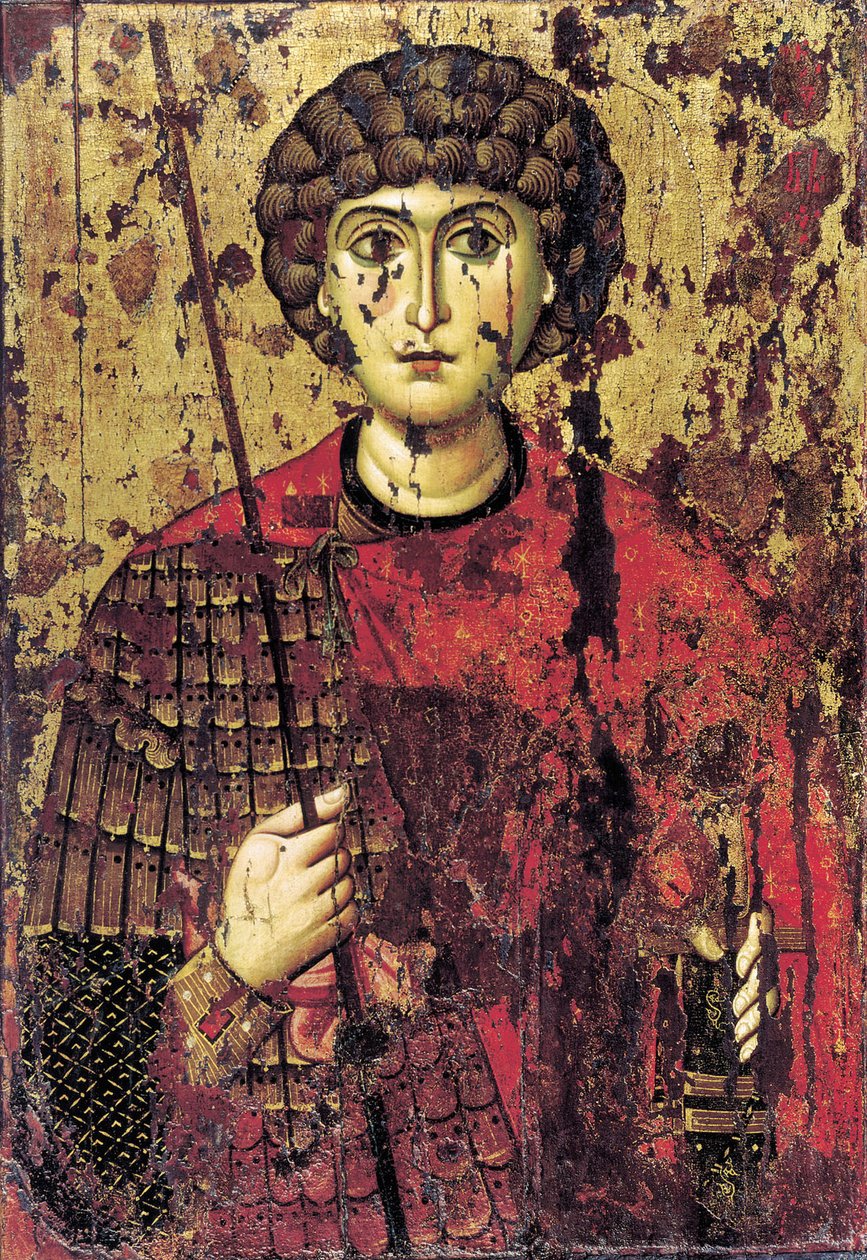 São Jorge, século XII de Anonymous Russian icon painter