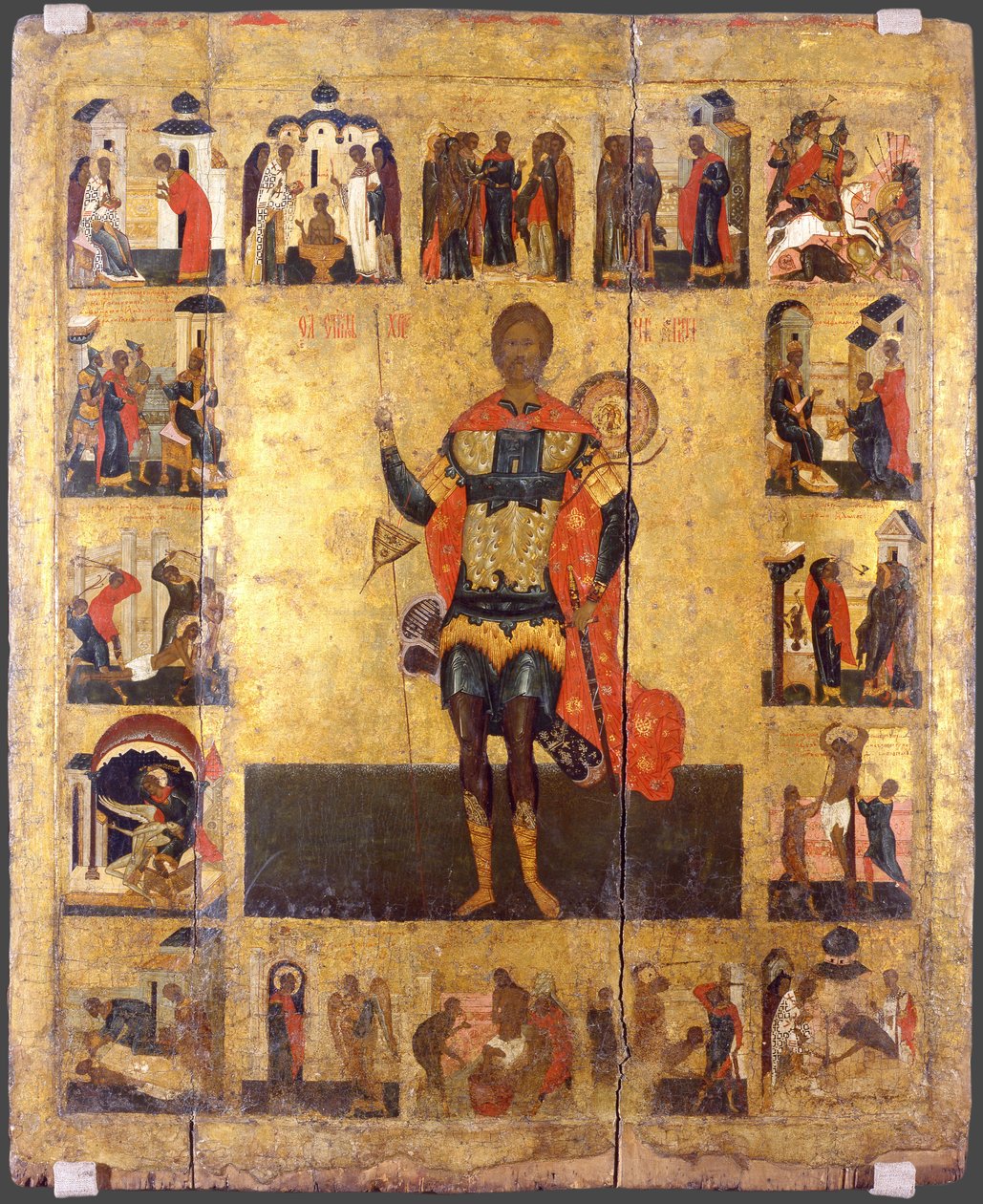 São Nicetas, o gótico, século XVI de Anonymous Russian icon painter