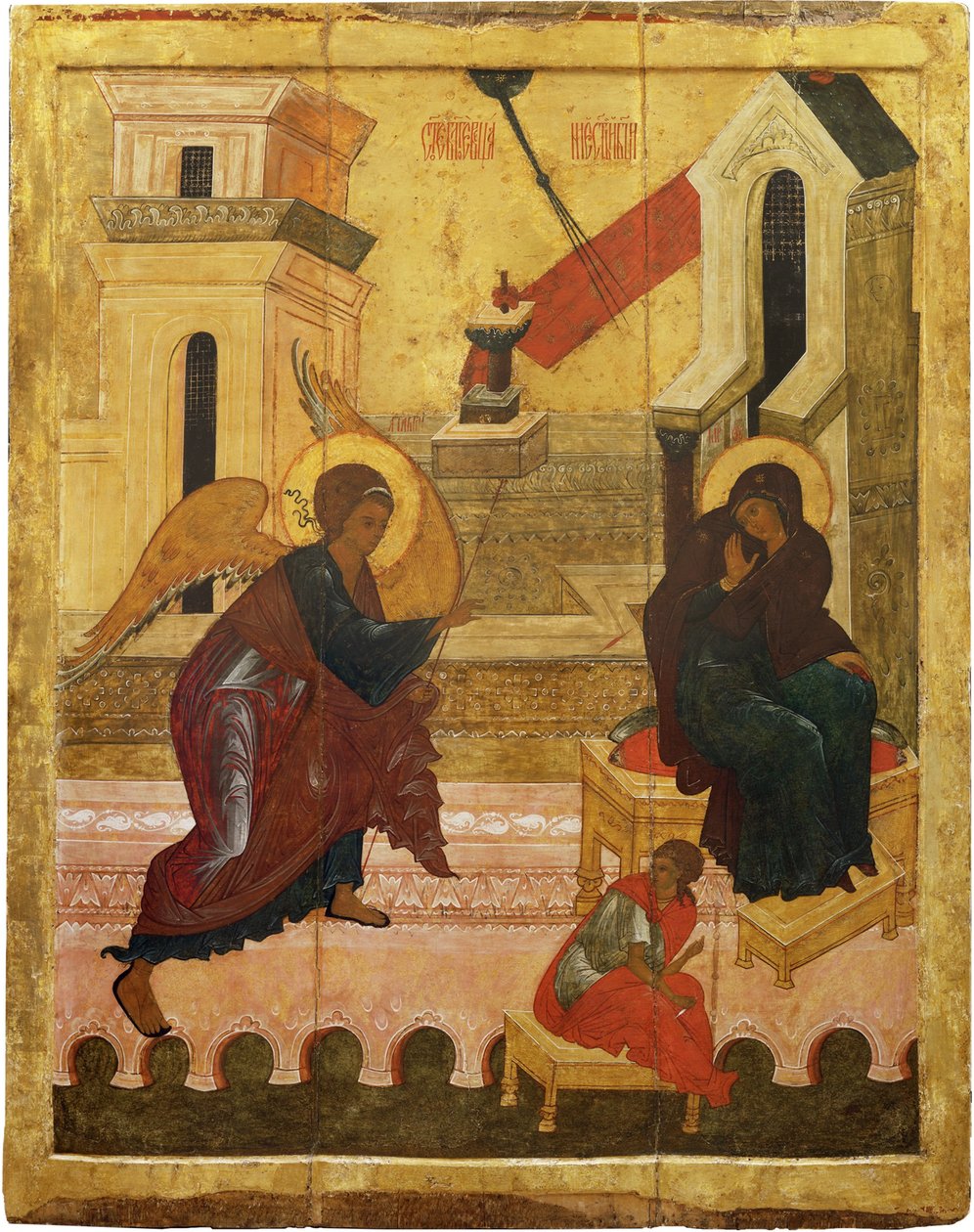 A Anunciação, meados do século XVI de Anonymous Russian icon painter