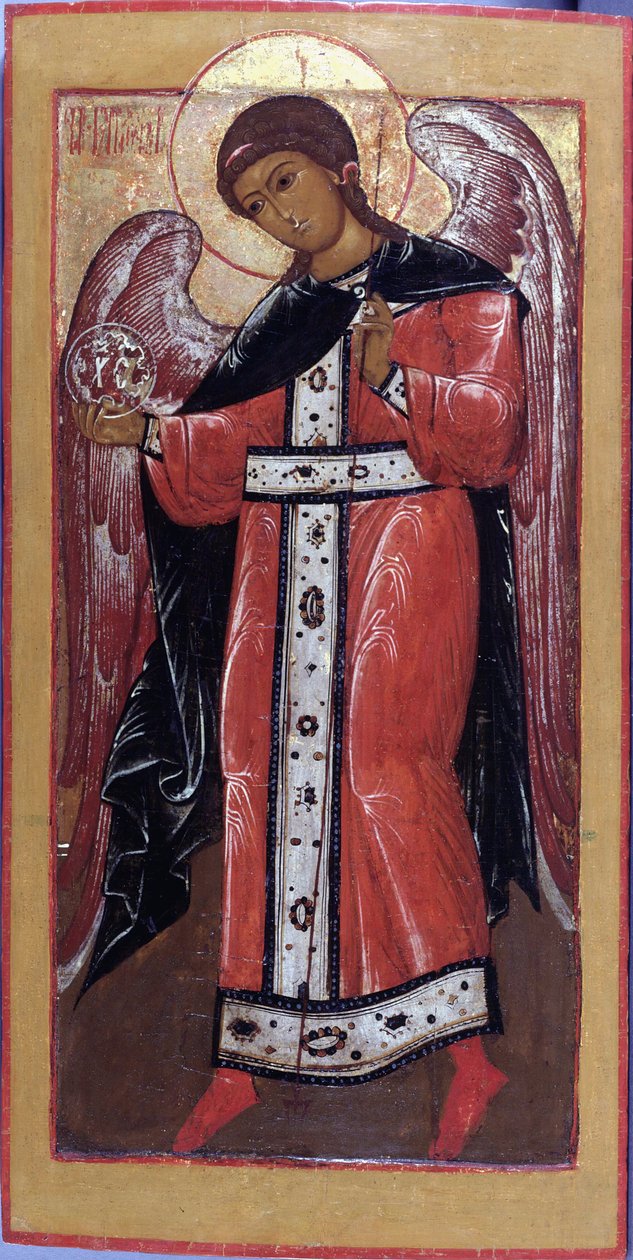 O Arcanjo Gabriel de Anonymous Russian icon painter