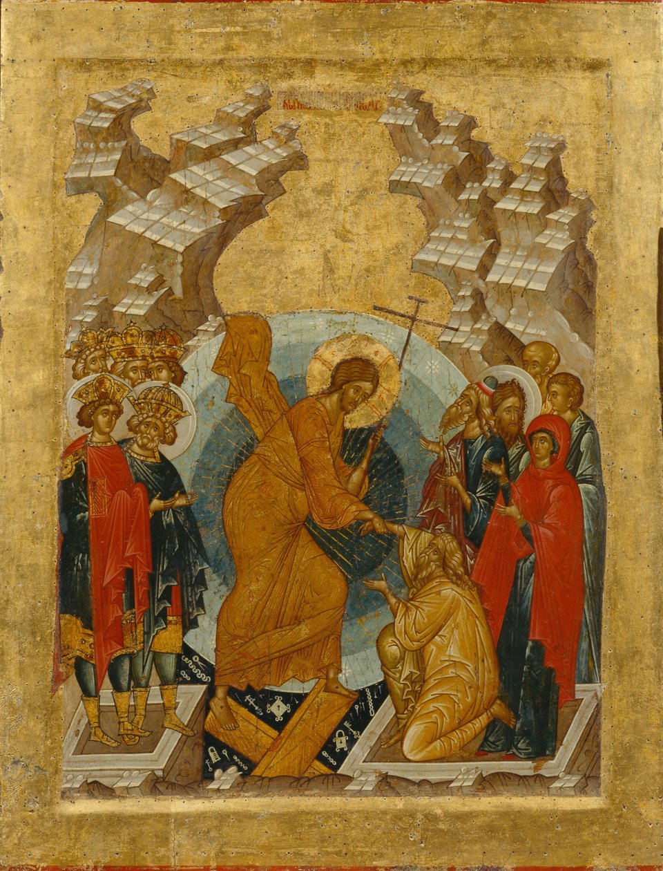 A descida ao inferno de Anonymous Russian icon painter