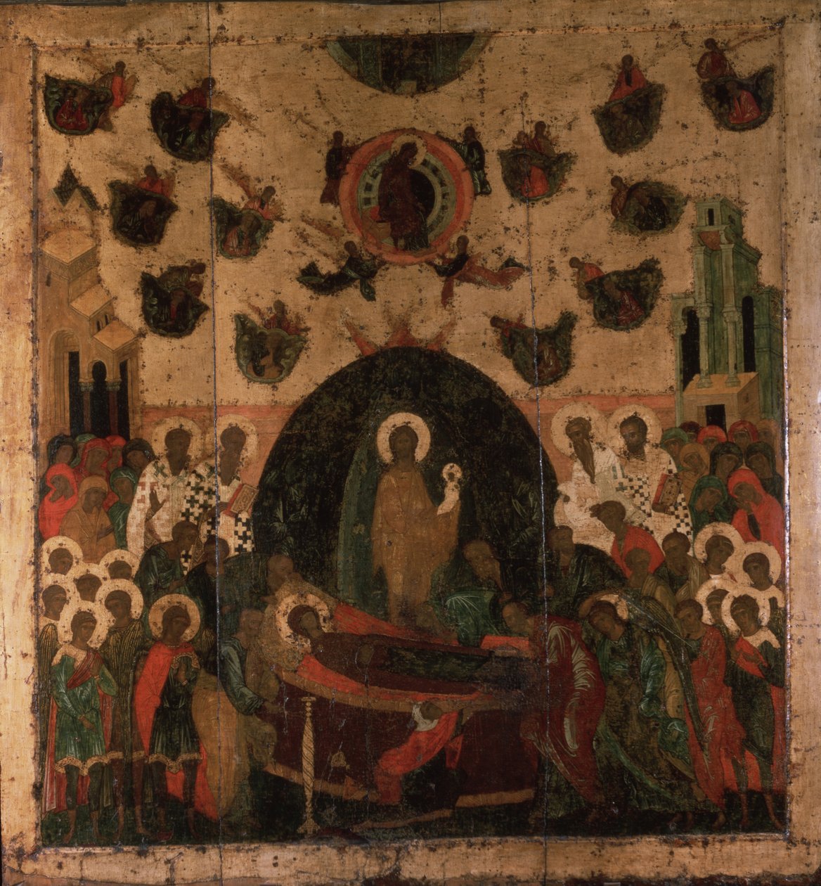 A Dormição da Virgem, ca 1479 de Anonymous Russian icon painter