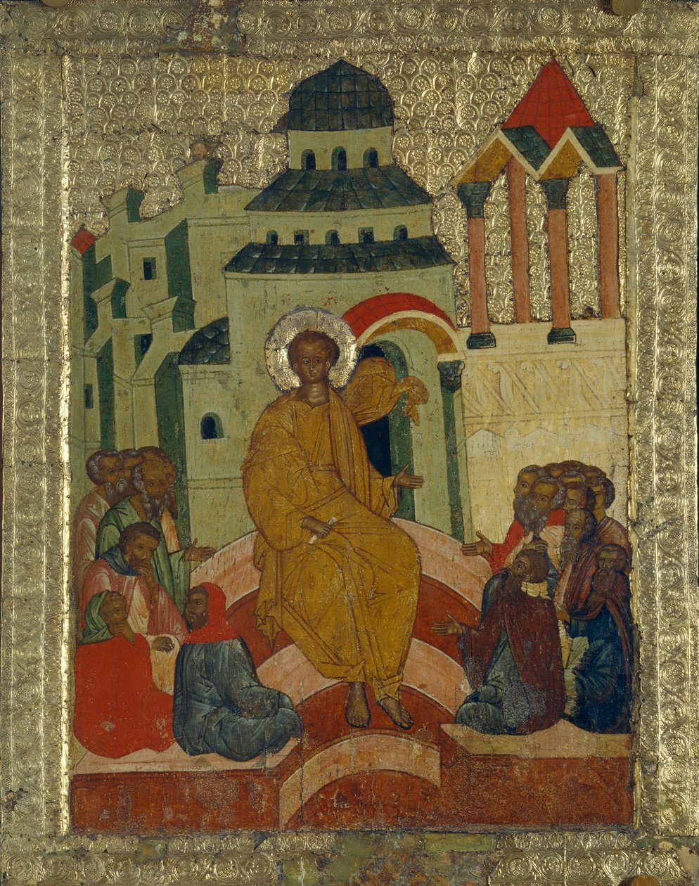 A Incredulidade de São Tomás, 1497 de Anonymous Russian icon painter
