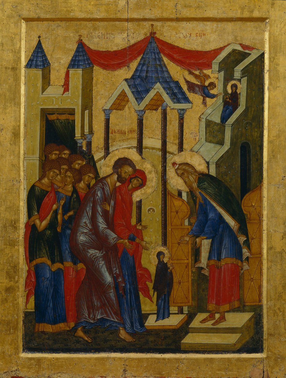 A apresentação no templo de Anonymous Russian icon painter