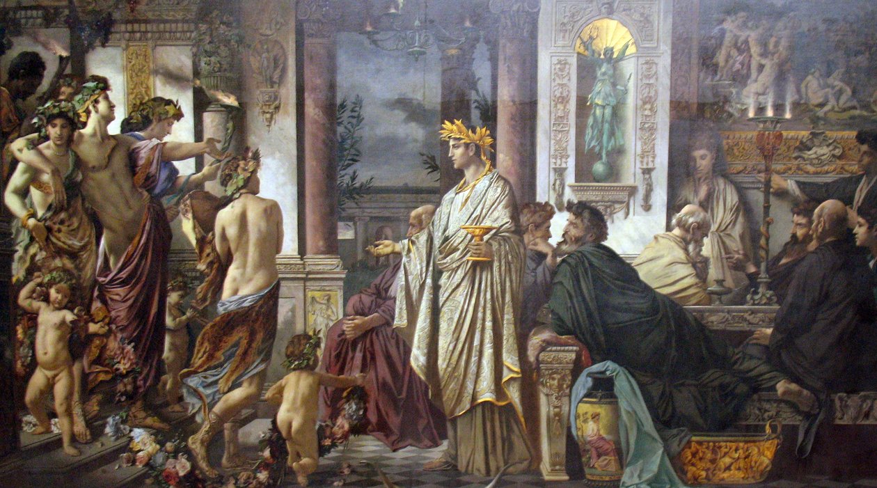 O Banquete (depois de Platão) de Anselm Feuerbach