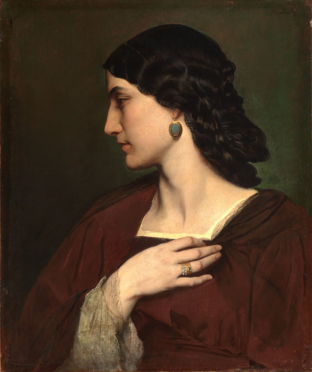 Retrato de Nanna Risi de Anselm Feuerbach