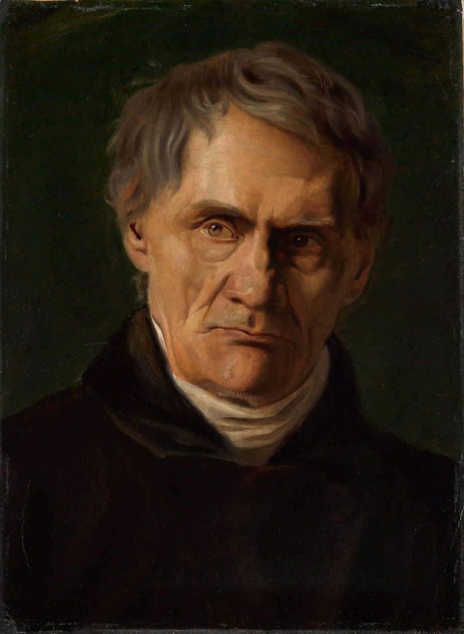 Retrato de um senhor idoso de Anselm Feuerbach