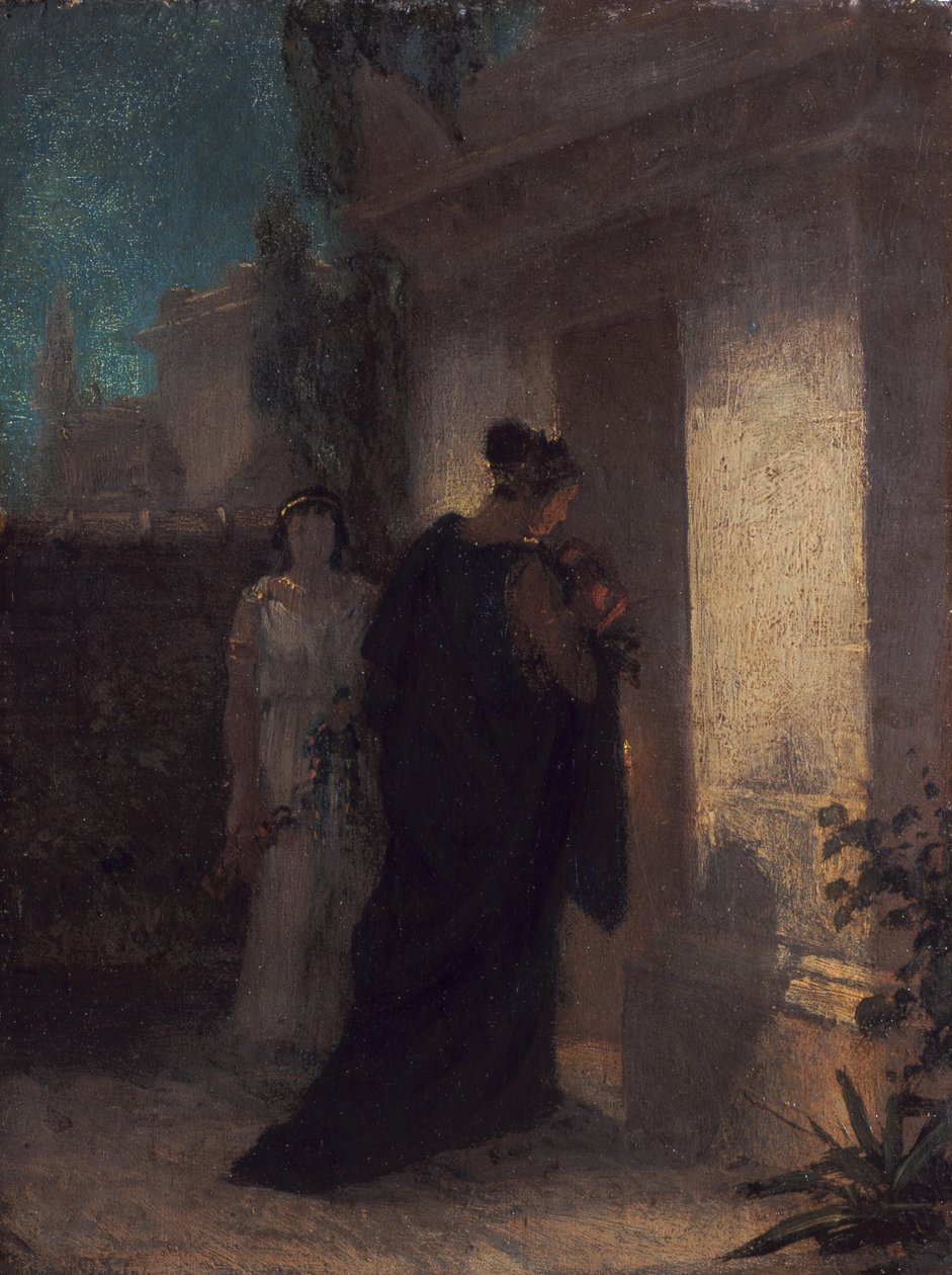 Mulher de luto (Antígona) de Anselm Feuerbach
