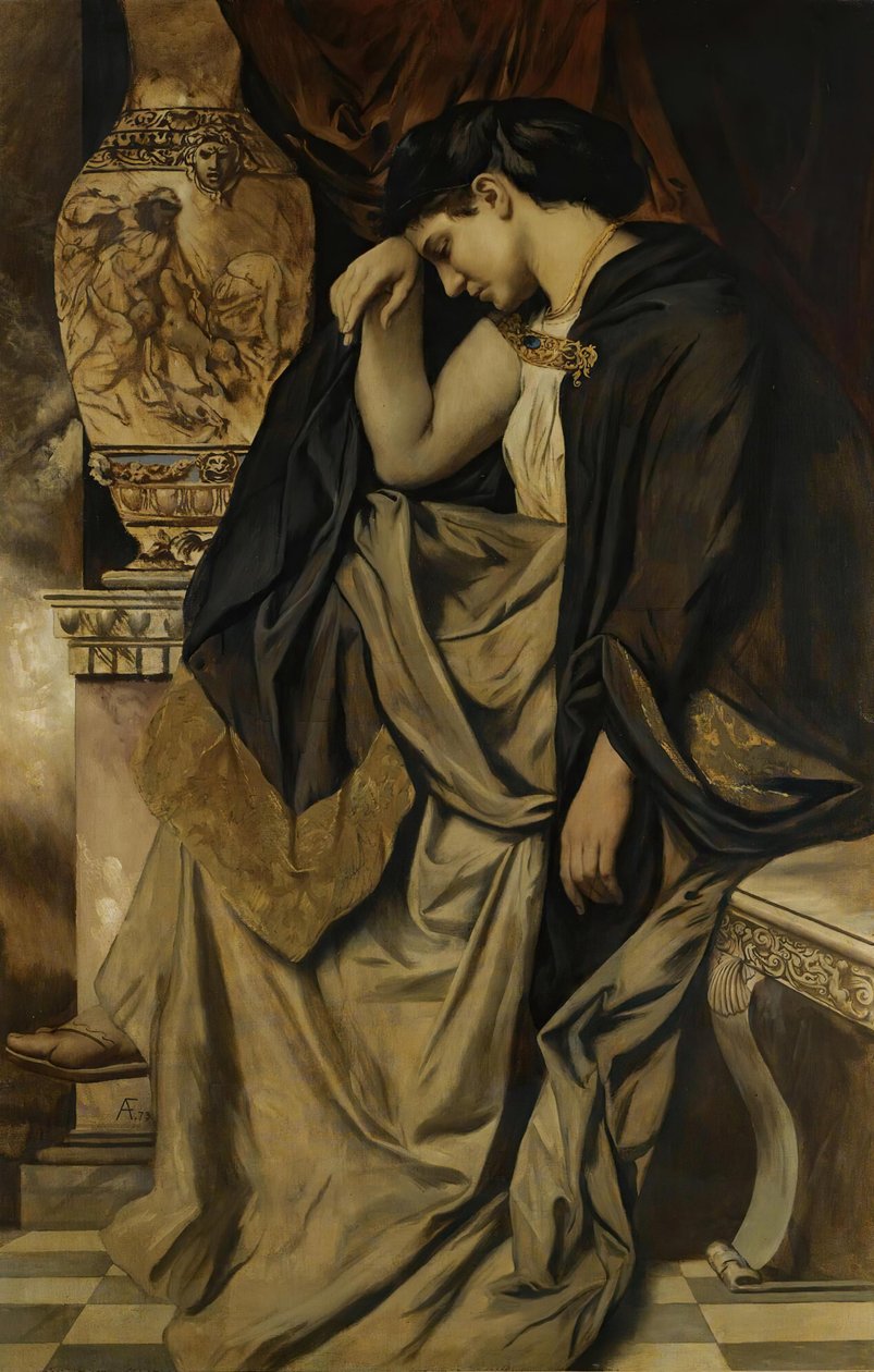 Alemão: Medea an der Urne de Anselm Feuerbach