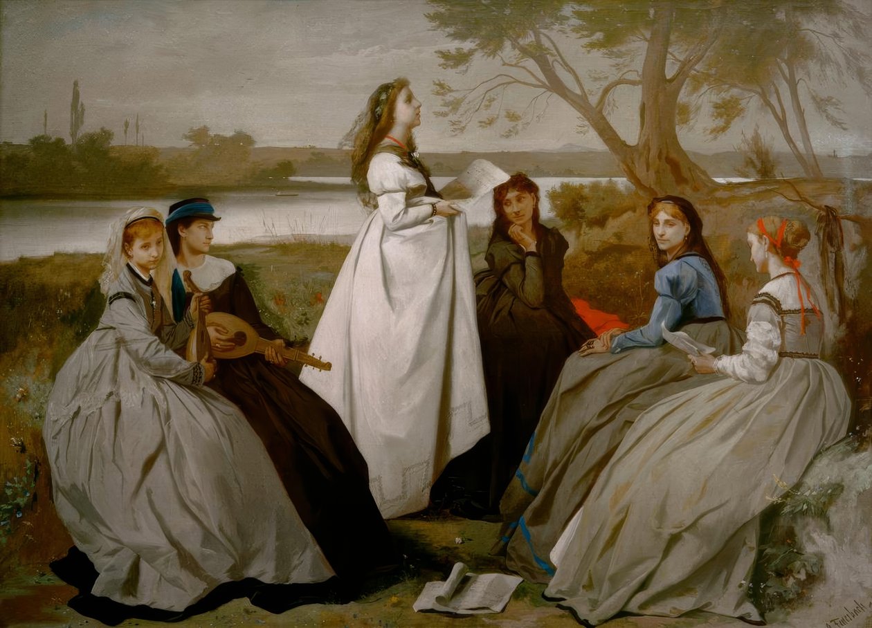 Na primavera de Anselm Feuerbach