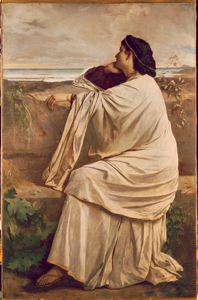 Iphigenia (óleo sobre tela) de Anselm Feuerbach