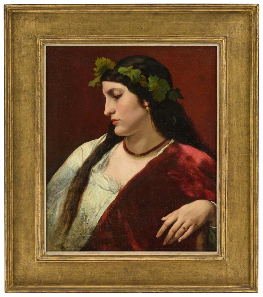 Nanna como bacante de Anselm Feuerbach