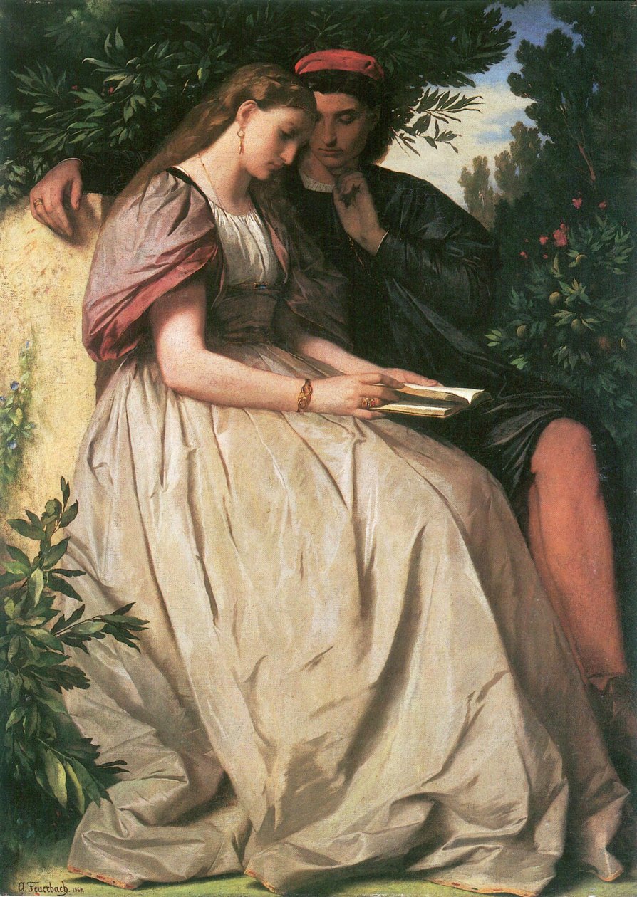 Paolo e Francesca de Anselm Feuerbach
