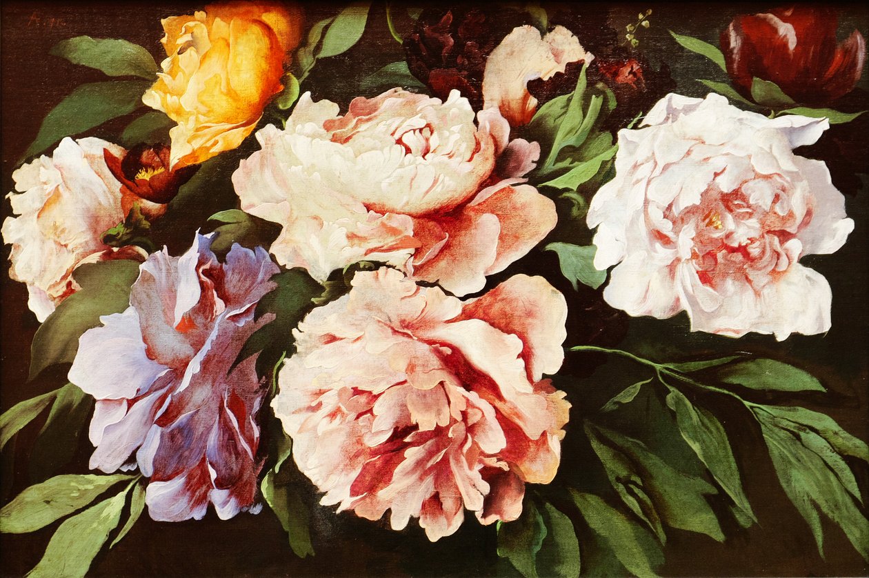 Peónias de Anselm Feuerbach