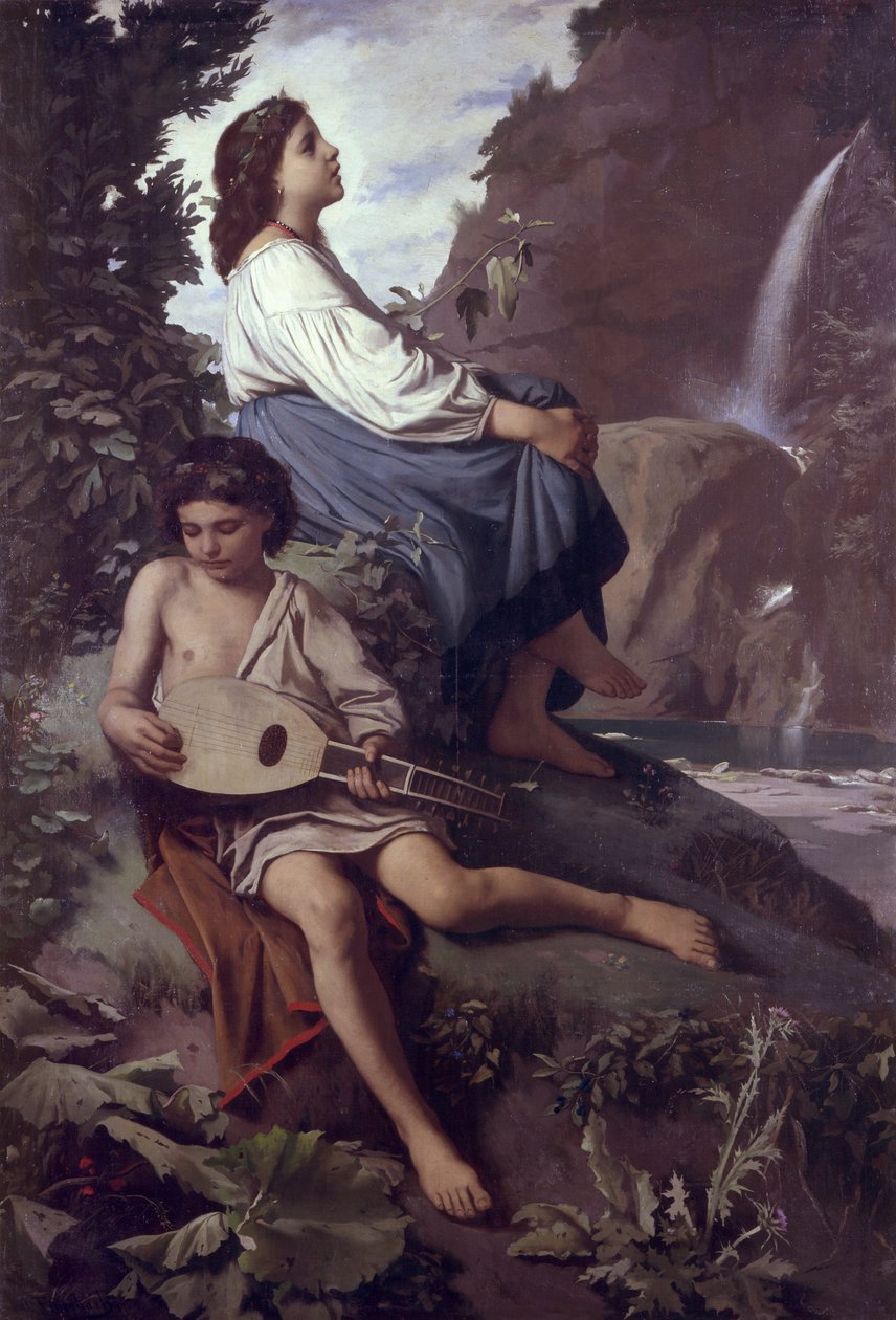 Memórias de Tivoli de Anselm Feuerbach