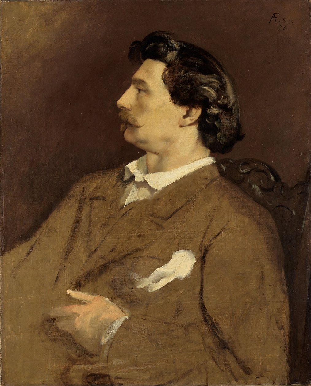 Autorretrato de Anselm Feuerbach