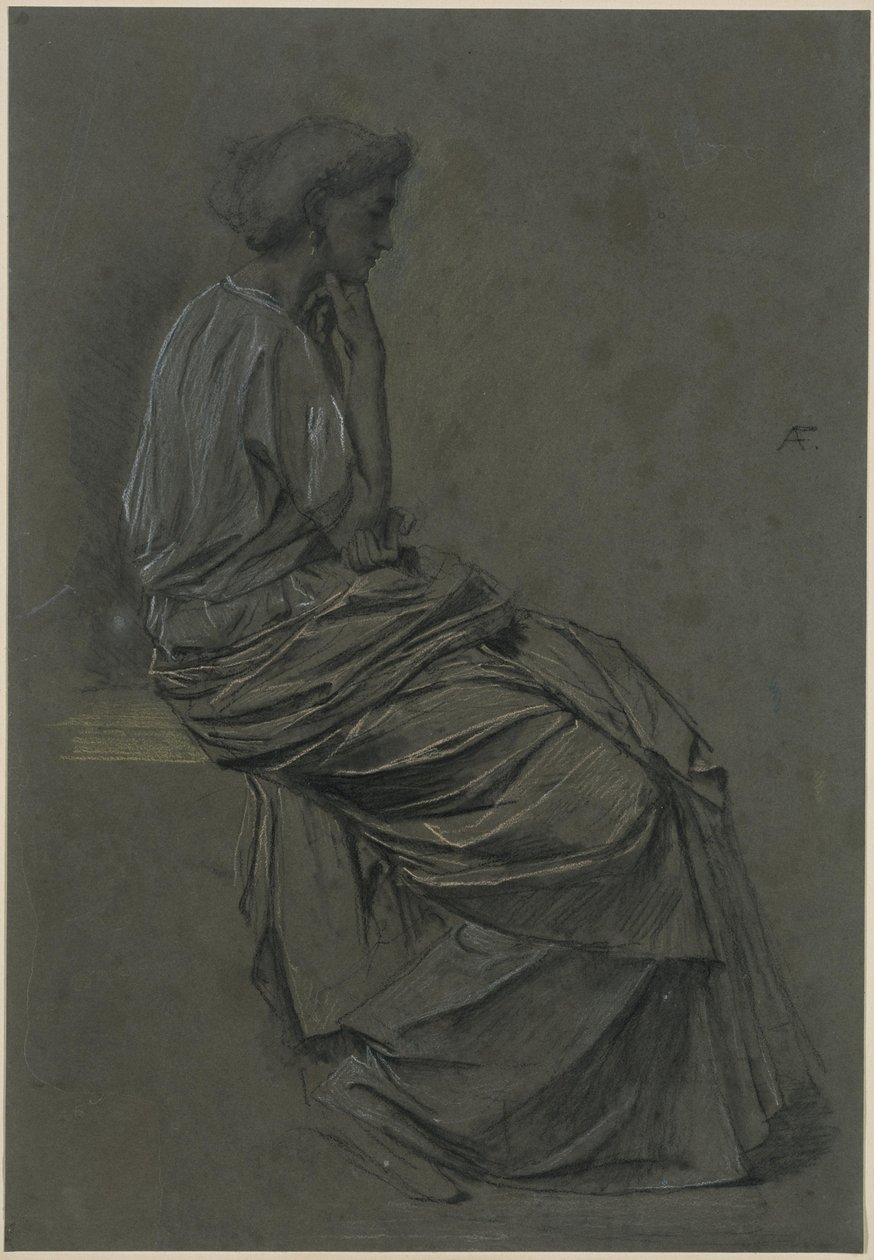 Mulher sentada de Anselm Feuerbach