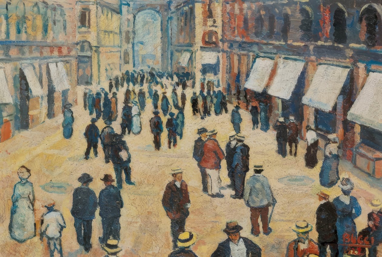 A Galeria de Milão de Anselmo Bucci