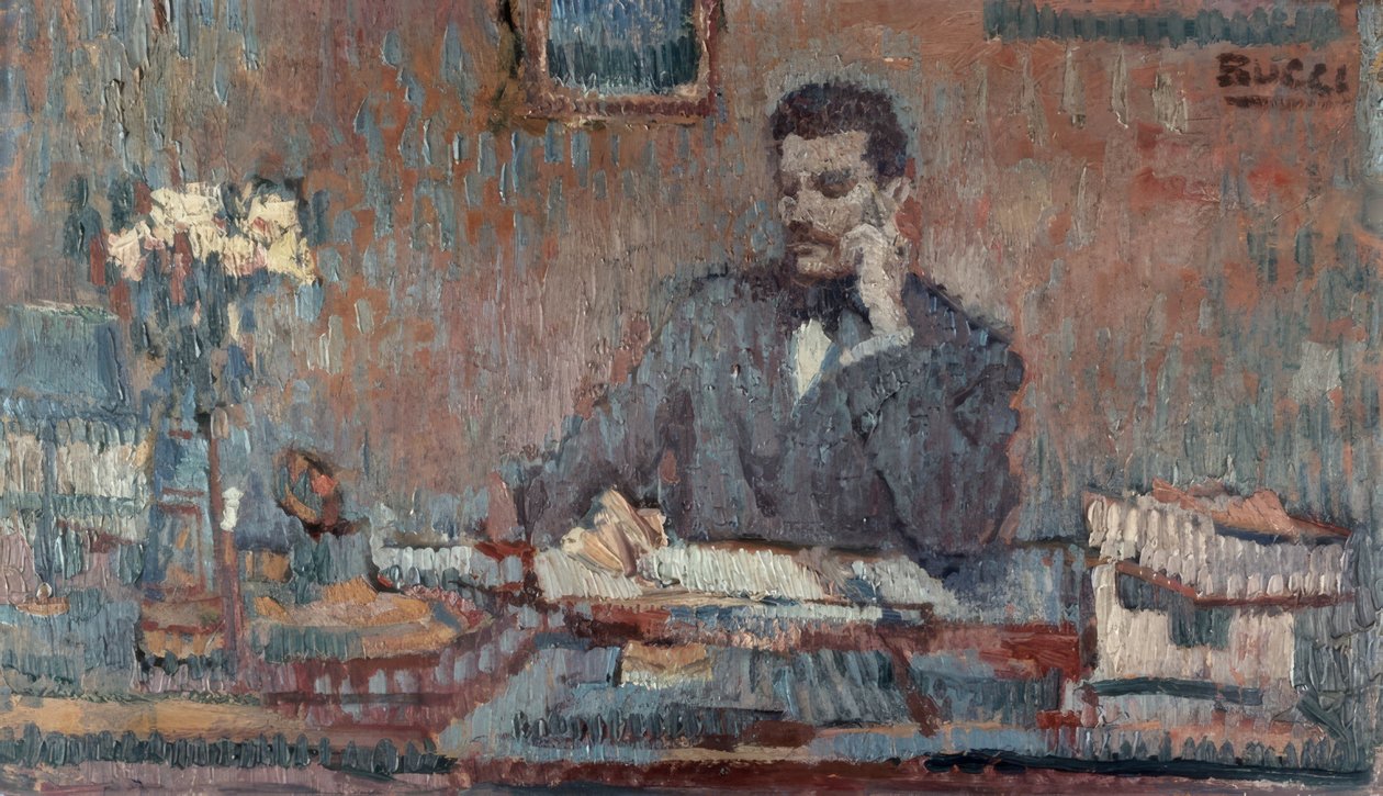RETRATO DE PUCCINI de Anselmo Bucci