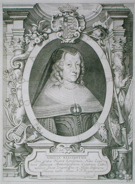 Amalie Elisabeth de Hanau-Muntzenberg (1602-51) de 