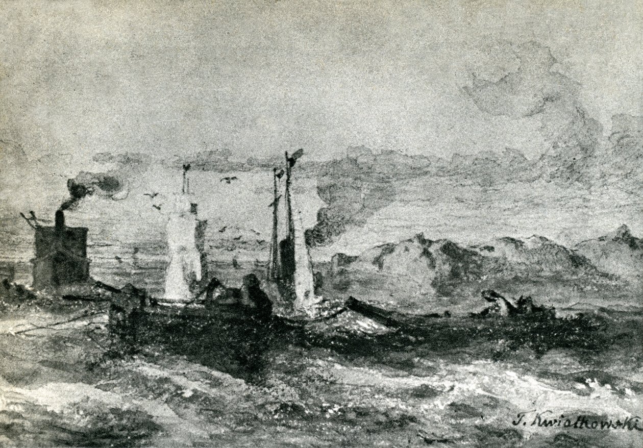 Marselha - da pintura de Teofil Kwiatkowski de Antar Teofil Kwiatowski