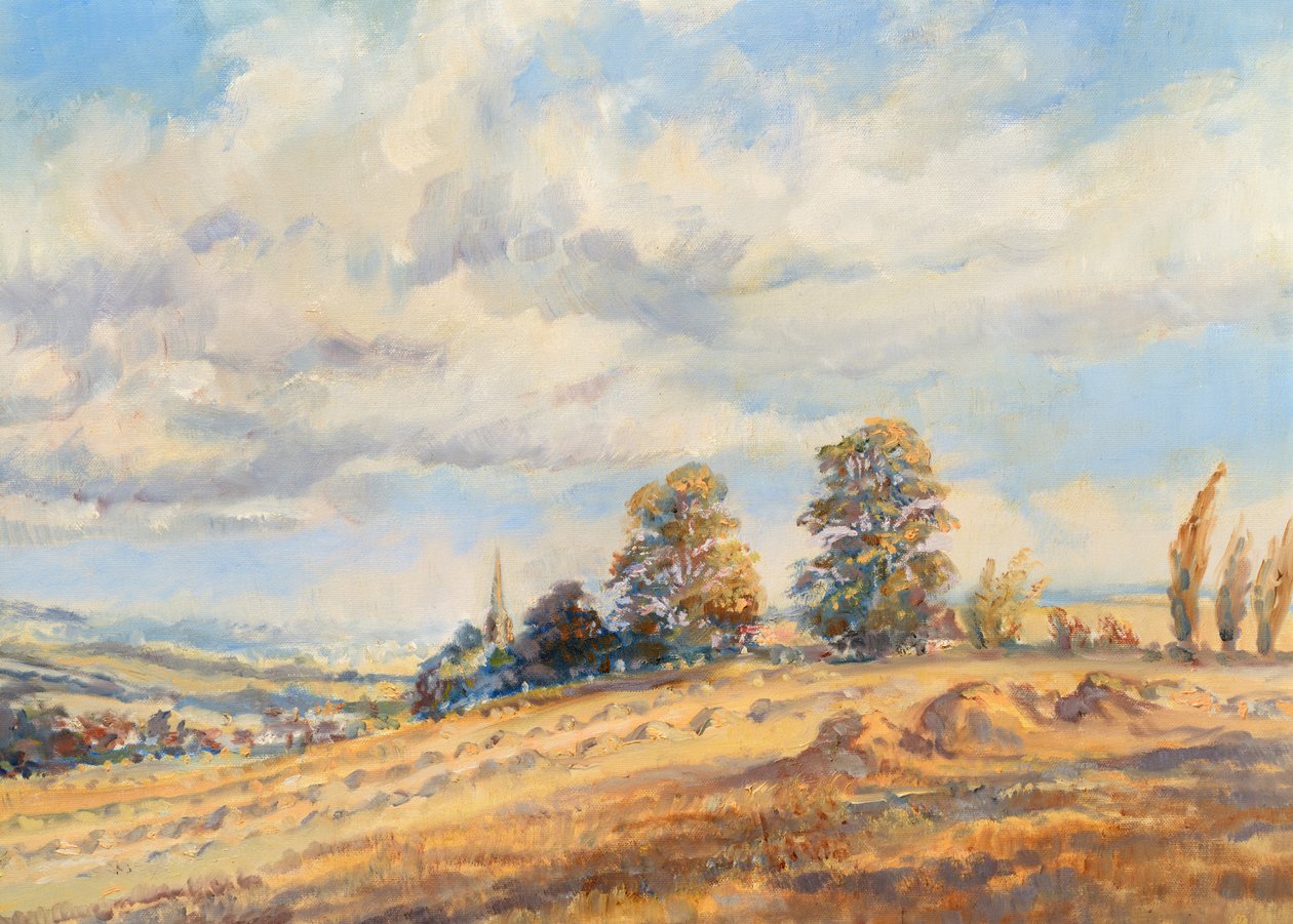 Ullenhall, Warwickshire (petróleo a bordo) de Anthea Durose
